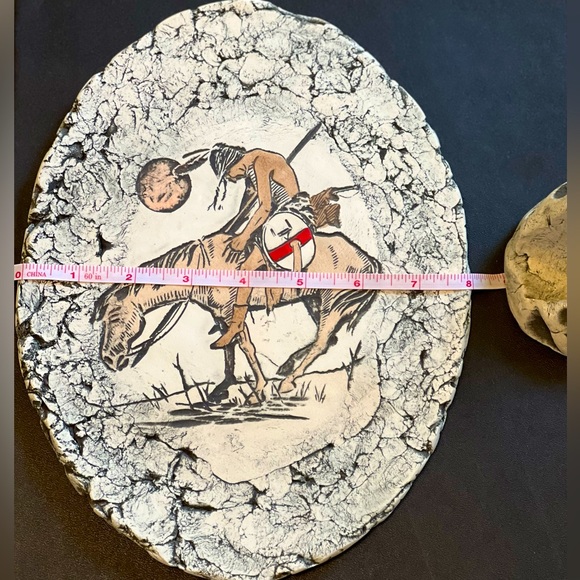 Vintage Shapes Of Clay End Of The Trail Stan Langtwait Mt St Helens Ash Indian - Picture 7 of 10